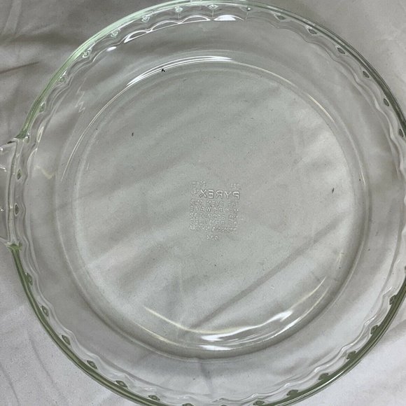 Vintage Pyrex 229 Clear Glass Deep Dish Pie Plate - Picture 1 of 5